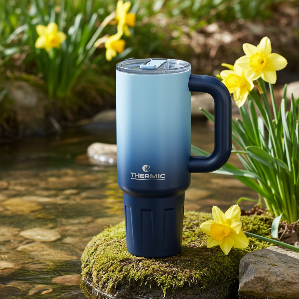 Arctic Breeze 40oz Stainless Steel Tumbler W/ BPA Free Lid
